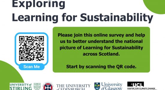 Educators! Have your say on Learning for Sustainability in Scotland.