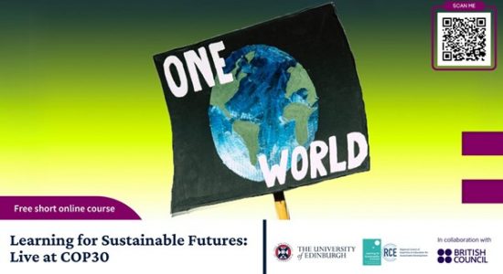 Learning for Sustainable Futures Live at COP30 course link