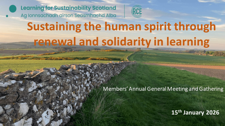 ‘Sustaining the human spirit through renewal and solidarity in learning’ – our 2025 AGM and Annual Gathering