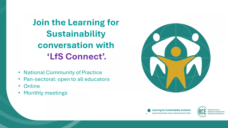 Join the Learning for Sustainability Conversation with ‘LfS Connect’