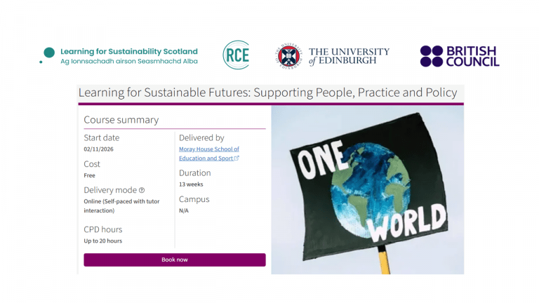 Learning for Sustainable Futures: Supporting people, practice, and policy (Scotland)