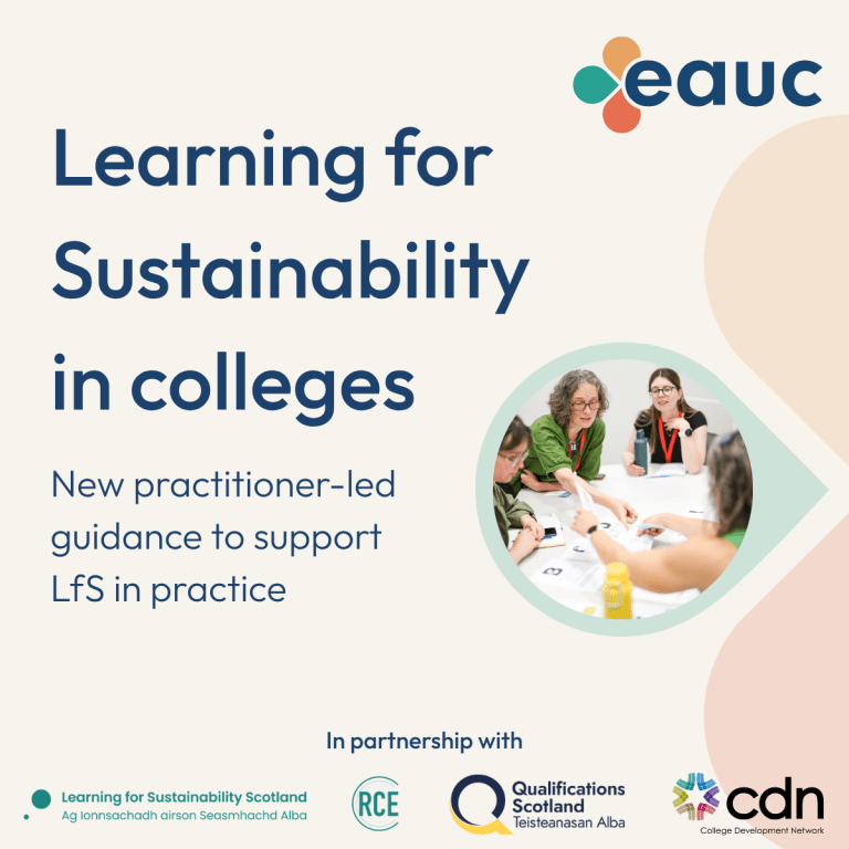 Supporting colleges to embed Learning for Sustainability: a new guide rooted in practitioner needs